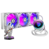 AsiaHorse Wandering Knight WK-A360 360mm ARGB AIO Liquid Cooler - White