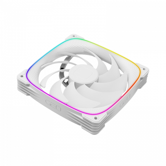 Geometric Future Squama 2503 - 140mm - ARGB PWM Fan - 3 Pack - White Geometric Future Squama 2503 - 140mm - ARGB PWM Fan - 3 Pack - White