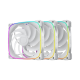 Geometric Future Squama 2503 - 140mm - ARGB PWM Fan - 3 Pack - White Geometric Future Squama 2503 - 140mm - ARGB PWM Fan - 3 Pack - White