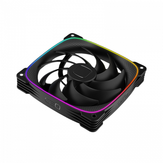 Geometric Future Squama 2503 - 140mm - ARGB PWM Fan - 3 Pack - Black