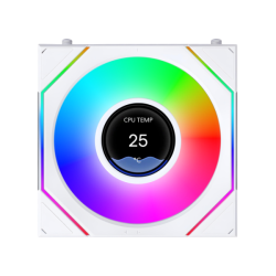 Lian Li UNI FAN SL-INF Flex Wireless 120mm Reverse ARGB Fan - Single - White