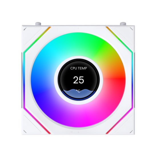 Lian Li UNI FAN SL-INF Flex Wireless 120mm Reverse ARGB Fan - Single - White Lian Li UNI FAN SL-INF Flex Wireless 120mm Reverse ARGB Fan - Single - White