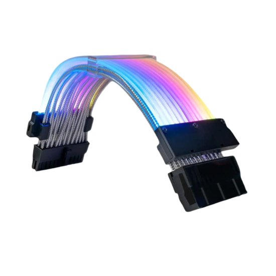 AsiaHorse RGB DualSR 24pinBlack PSU Cable - Black