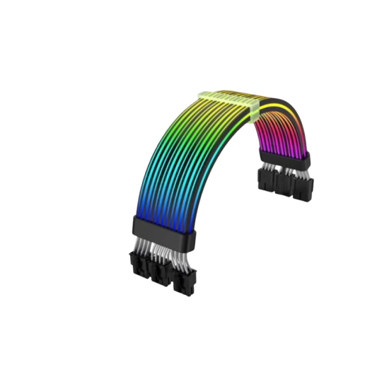 AsiaHorse RGB DualSR 3x8pin PSU Cable - Black AsiaHorse RGB DualSR 3x8pin PSU Cable - Black