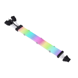 AsiaHorse RGB DualSR 3x8pin PSU Cable - Black