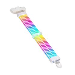 AsiaHorse RGB DualSR 3x8pin PSU Cable - White
