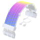AsiaHorse RGB DualSR 3x8pin PSU Cable - White AsiaHorse RGB DualSR 3x8pin PSU Cable - White