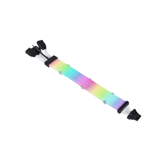 AsiaHorse RGB DualSR 12pin4pin-1to3 PSU Cable - Black AsiaHorse RGB DualSR 12pin4pin-1to3 PSU Cable - Black