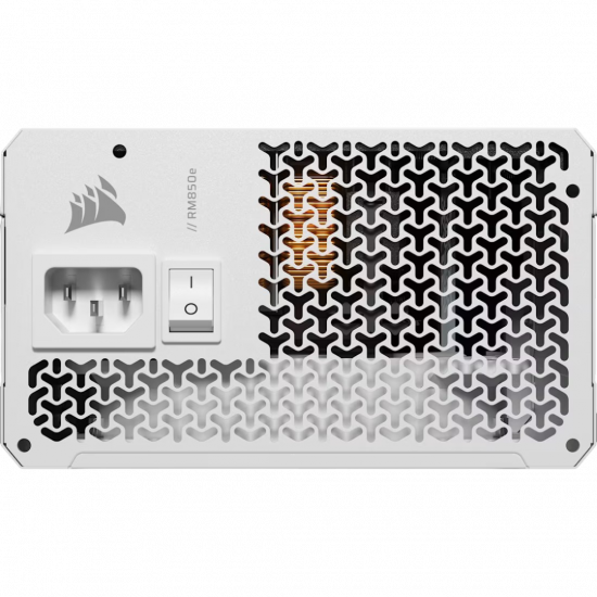 CORSAIR RM850e 850w ATX 3.1 Cybenetics Gold Fully Modular Power Supply - White