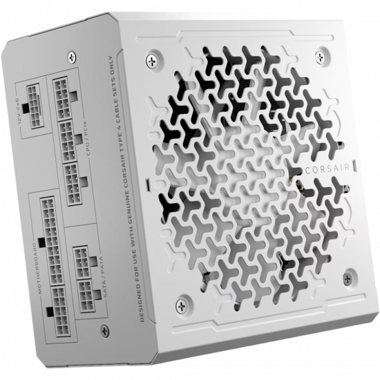 CORSAIR RM850e 850w ATX 3.1 Cybenetics Gold Fully Modular Power Supply - White