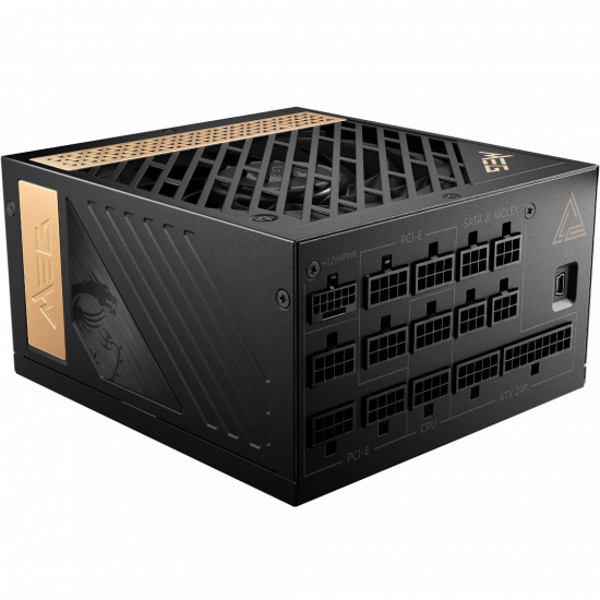 MSI MEG Ai1300P PCIE 5 80+ 1300W Platinum Modular PSU MSI MEG Ai1300P PCIE 5 80+ 1300W Platinum Modular PSU