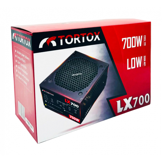 TORTOX LX700 – 700W Power Supply – Black