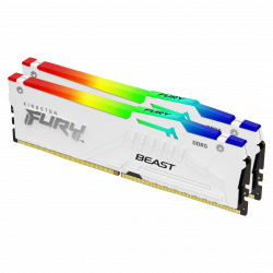 Kingston Fury Beast DDR5 32GB - 6400Mhz (2x16Gb) RGB - White