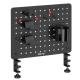 Devo Gaming Clamp-on Desk Pegboard Black