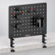 Devo Gaming Clamp-on Desk Pegboard Black