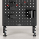 Devo Gaming Clamp-on Desk Pegboard Black