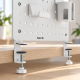 Devo Gaming Clamp-on Desk Pegboard White Devo Gaming Clamp-on Desk Pegboard White