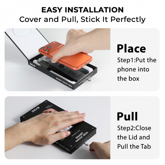Devo Tech - iPhone 17 Pro Privacy Tempered Glass screen protector