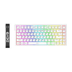 Devo Gaming Keyboard - MagneticStrike - White