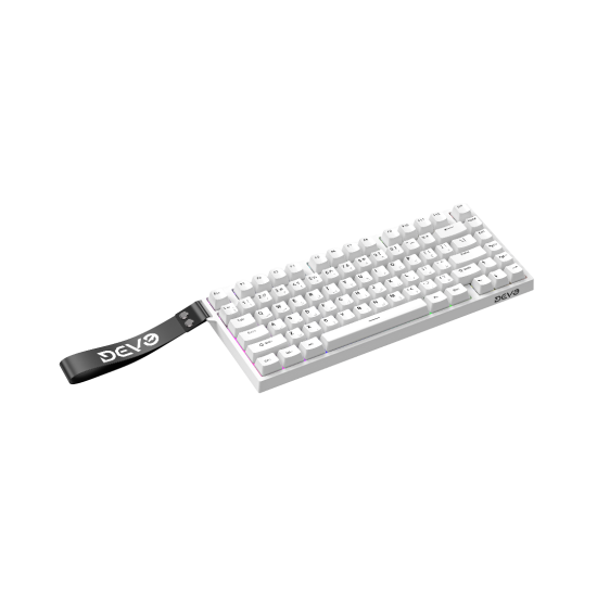 Devo Gaming Keyboard - MagneticStrike - White