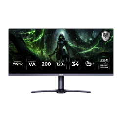 Devo Gaming Monitor - DQV34200 - 34" Curved VA 3440x1440 200Hz 0.5ms