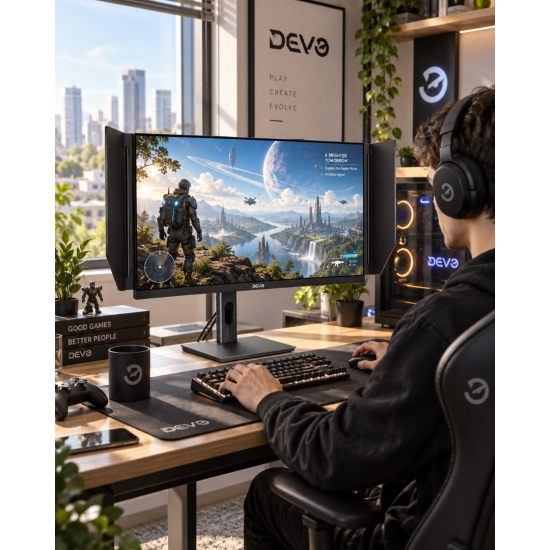 Devo Gaming Monitor - DFT24600 - 24" Fast-TN FHD 600Hz 0.2ms