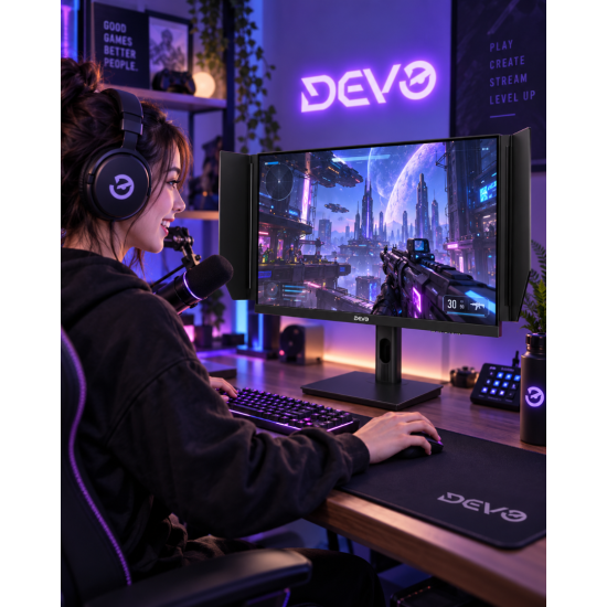 Devo Gaming Monitor - DFT24600 - 24" Fast-TN FHD 600Hz 0.2ms