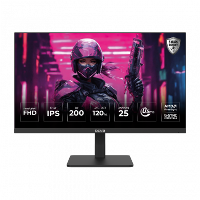 Devo Gaming monitor - DFI25200 - 25" IPS FHD 200Hz 0.5ms - Black