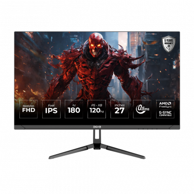 Devo Gaming Monitor - DFI27180L - 27" IPS FHD 180Hz 0.5ms - Black
