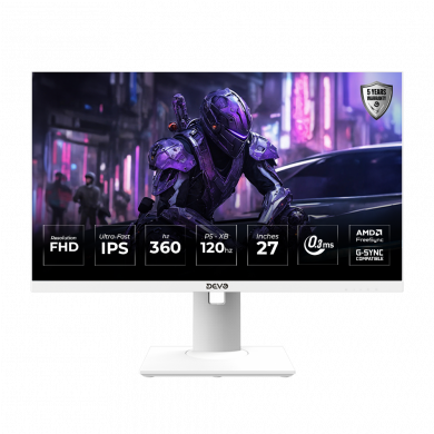 Devo Gaming monitor - DFI27360 - 27" Ultra-Fast IPS FHD 360Hz 0.3ms - White