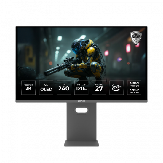 Devo Gaming Monitor - DQO27240 - 27" QD-OLED 2K 240hz 0.03ms