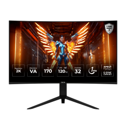 Devo Gaming Monitor - DQV32170 - 32" VA 2k 170hz 1ms - Curved