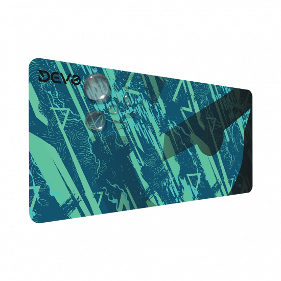 Devo Gaming Mouse Pad - Aqua Surge - 900 Devo Gaming Mouse Pad - Aqua Surge - 900