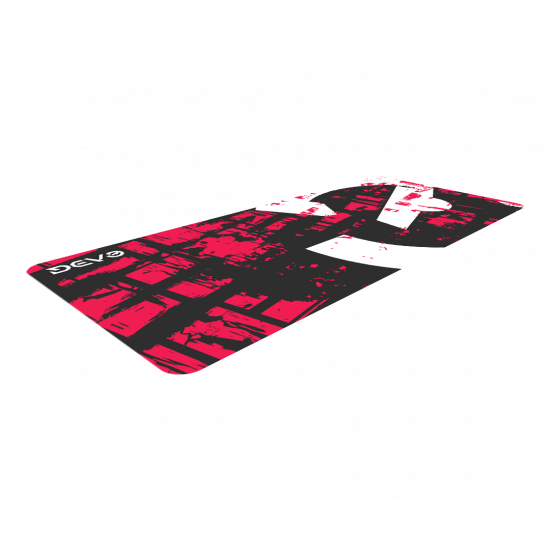 Devo Gaming Mouse Pad - Crimson Rage - 900