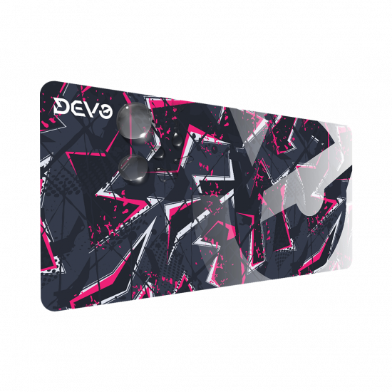 Devo Gaming Mouse Pad - Magenta Riot - 900