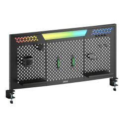 Devo Gaming Clamp-on Desk Glow Pegboard