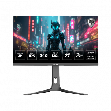 Devo Gaming Monitor - DQI27340 - 27" Fast IPS 2K 340Hz 0.5ms Devo Gaming Monitor - DQI27340 - 27" Fast IPS 2K 340Hz 0.5ms
