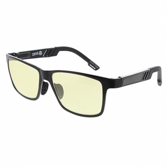 Devo Gaming Glasses - Black Fiber