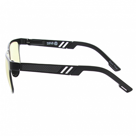 Devo Gaming Glasses - Black Fiber