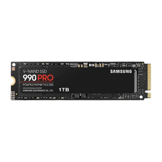 Samsung 990 1TB PCIe 4.0 x4, NVMe 2.0 (up to 7150MB/s) NVMe M.2 Samsung 990 1TB PCIe 4.0 x4, NVMe 2.0 (up to 7150MB/s) NVMe M.2