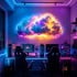 Game Room Thundercloud Ambience Light 5M 300LEDs RGBIC - Bluetooth