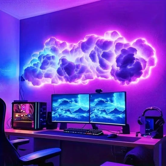 Game Room Thundercloud Ambience Light 5M 300LEDs RGBIC - Bluetooth Game Room Thundercloud Ambience Light 5M 300LEDs RGBIC - Bluetooth