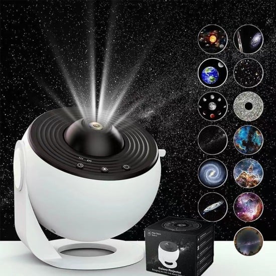 Starlight Projector 5W LED with 12 pcs 4K Film - USB Starlight Projector 5W LED with 12 pcs 4K Film - USB