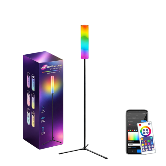 Smart Ambient Floor Lamp RGBIC - WiFi + Bluetooth Smart Ambient Floor Lamp RGBIC - WiFi + Bluetooth