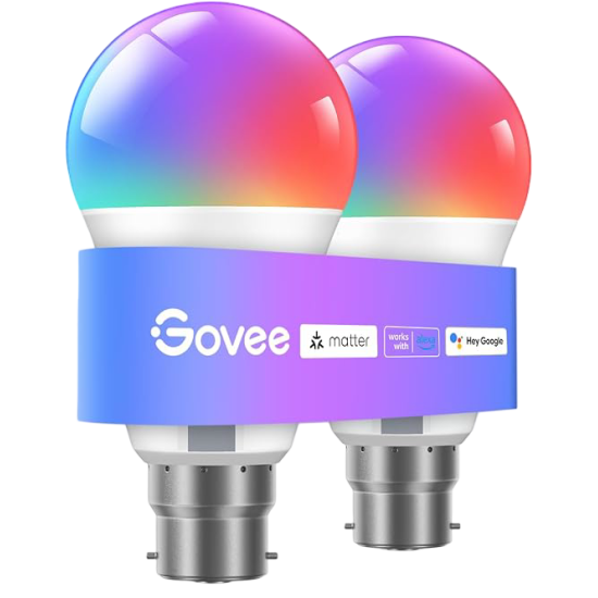 Govee RGBWW Smart LED Bulb - E27 (2 Pack)