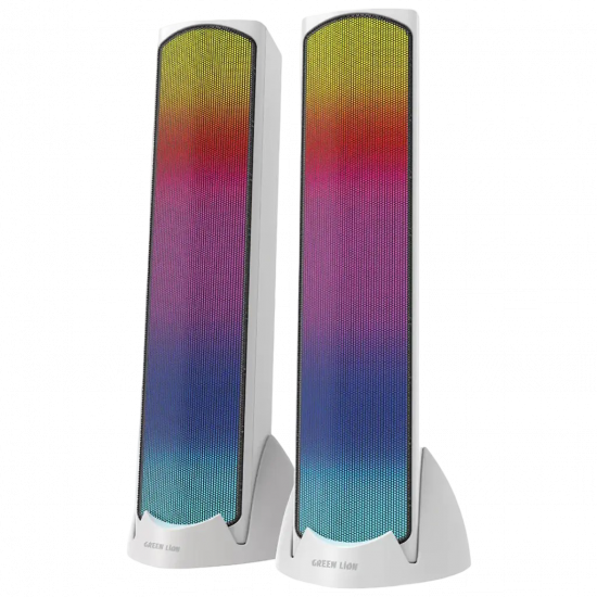 Green Lion Soundray Gaming Speakers - White