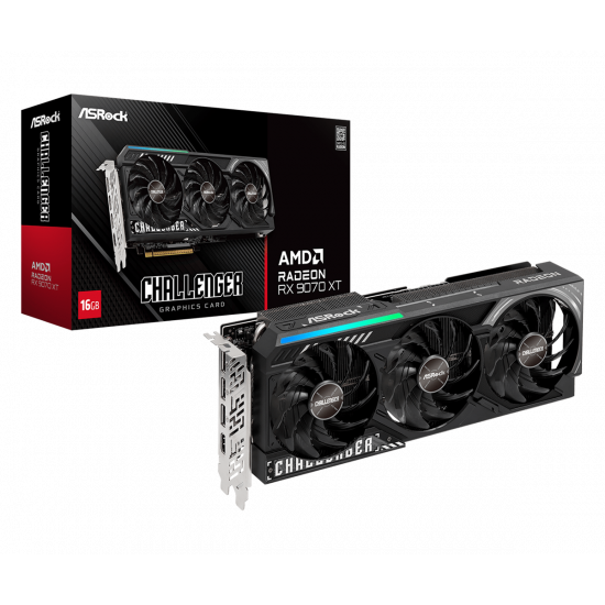 ASRock Challenger RX 9070 XT 16GB GPU ASRock Challenger RX 9070 XT 16GB GPU