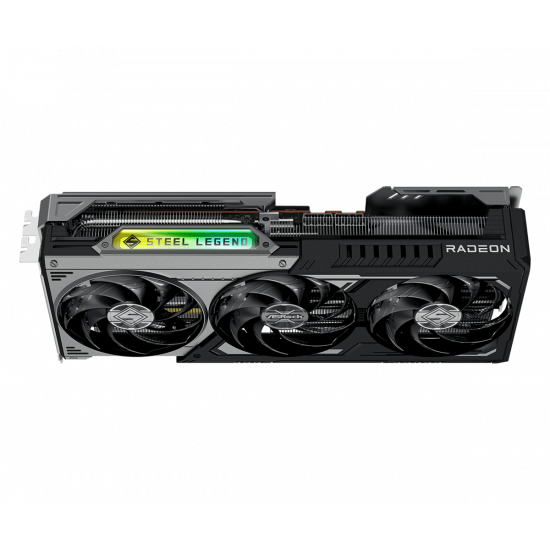 ASRock Steel Legend Dark Radeon RX 9070 XT 16GB GPU ASRock Steel Legend Dark Radeon RX 9070 XT 16GB GPU