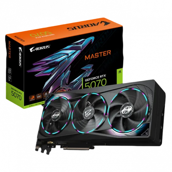 GIGABYTE AORUS RTX 5070 OC MASTER 12GB GDDR7 GPU