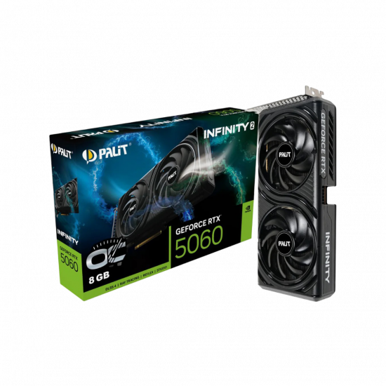 Palit GeForce RTX 5060 Infinity 2 OC 8GB GDDR7 GPU Palit GeForce RTX 5060 Infinity 2 OC 8GB GDDR7 GPU
